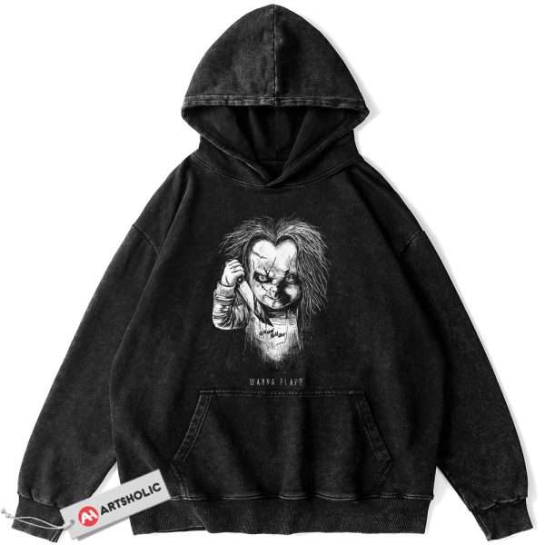 Chucky Hoodie, Child's Play Hoodie, Halloween Hoodie, Horror Hoodie, Vintage Hoodie
