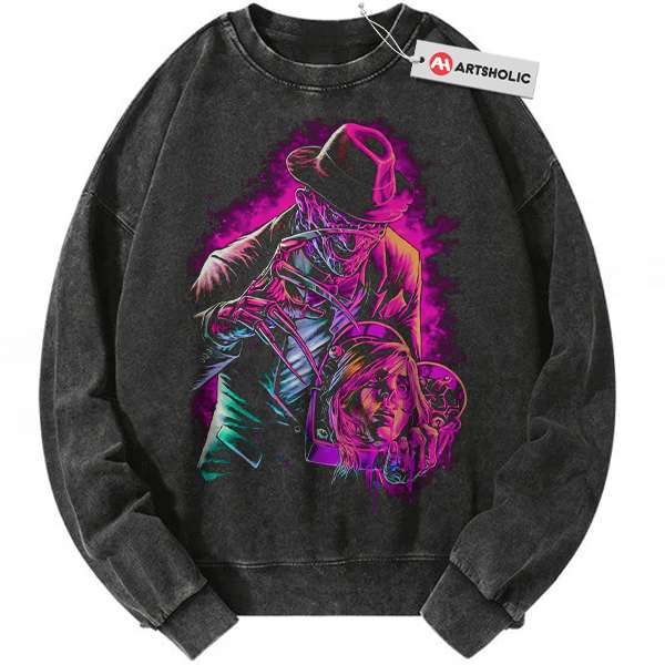 Freddy Krueger Sweatshirt, A Nightmare on Elm Street Sweatshirt, Halloween Sweatshirt, Horror Sweatshirt, Vintage Sweater