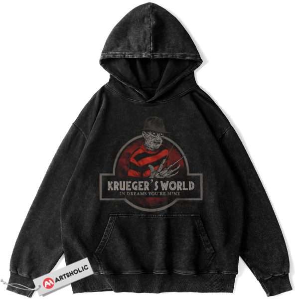 Freddy Krueger Hoodie, A Nightmare on Elm Street Hoodie, Halloween Hoodie, Horror Hoodie, Vintage Hoodie