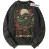 Stripe Sweatshirt, Gremlins Sweatshirt, Halloween Sweatshirt, Horror Sweatshirt, Vintage Sweater