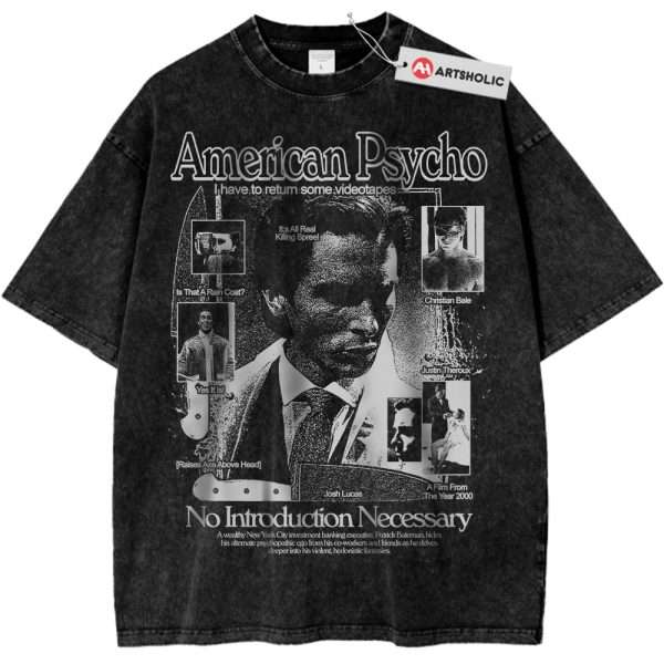 American Psycho Shirt, Halloween Shirt, Horror Shirt, Vintage T-Shirt