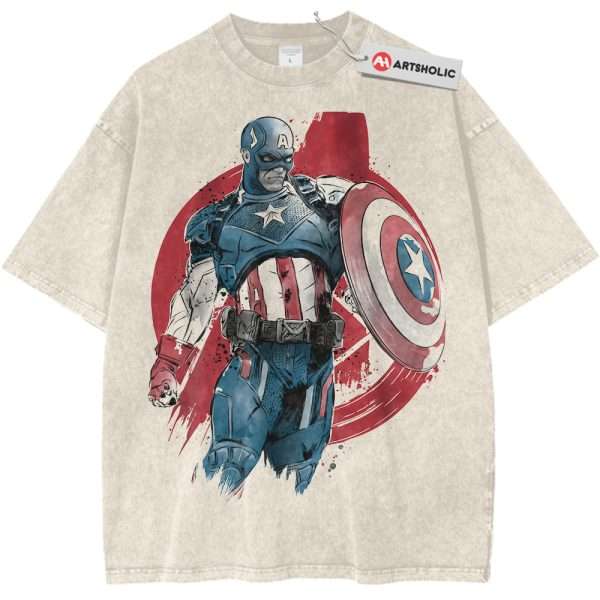 Captain America Shirt, Marvel Comics Shirt, Vintage T-Shirt