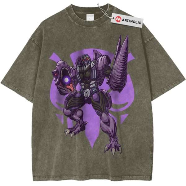 Megatron Shirt, Beast Wars: Transformers Shirt, Movie Shirt, Vintage Tee - Army Green, XL