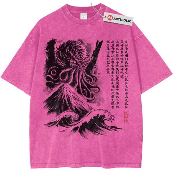 The Call of Cthulhu Shirt, Movie Shirt, Vintage T-Shirt - Rose Red, S