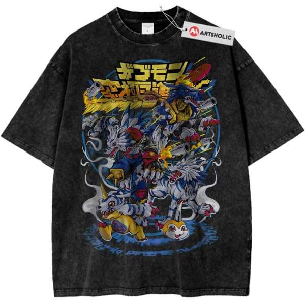 Gabumon Evolutions Shirt, Digimon Shirt, Anime Shirt, Vintage T-Shirt