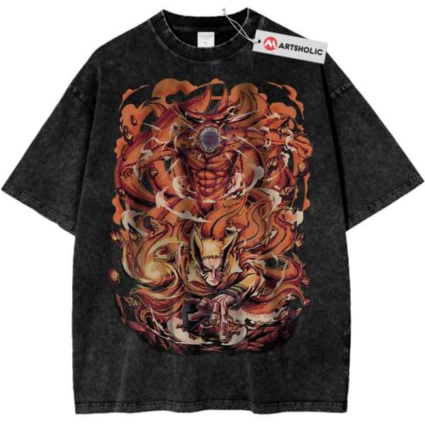 Kurama Shirt, Naruto Uzumaki Shirt, Anime Shirt, Vintage T-Shirt