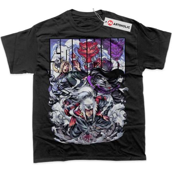 Jiraiya Shirt, Tsunade Shirt, Orochimaru Shirt, Naruto Shirt, Anime Shirt, Graphic T-Shirt