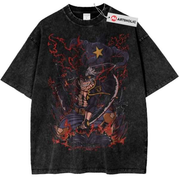 Asta Shirt, Black Clover Shirt, Anime Shirt, Vintage T-Shirt