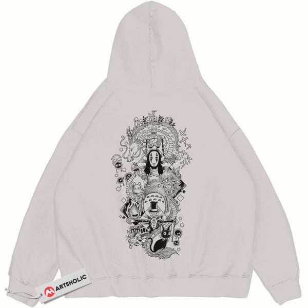 Studio Ghibli Hoodie, Anime Hoodie, Vintage Hoodie