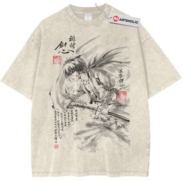 Himura Kenshin Shirt, Rurouni Kenshin Shirt, Anime Shirt, Vintage T-Shirt