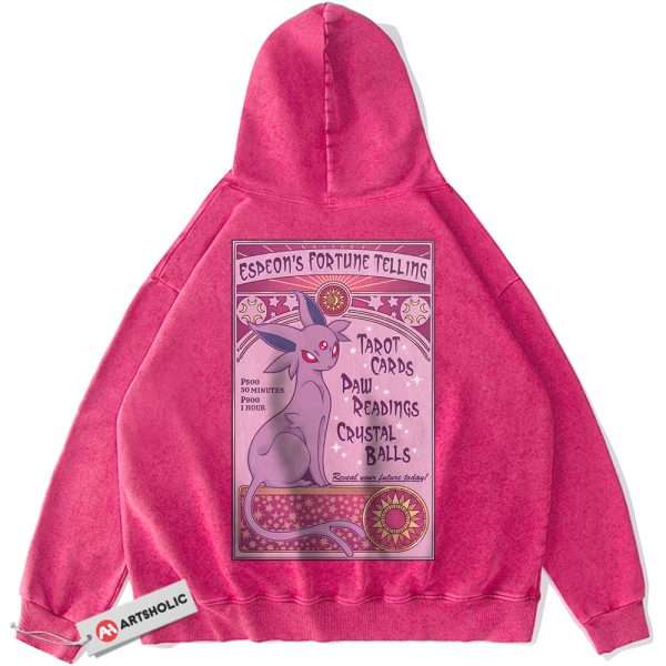 Espeon Hoodie, Pokemon Hoodie, PKM Hoodie, Anime Hoodie, Vintage Hoodie