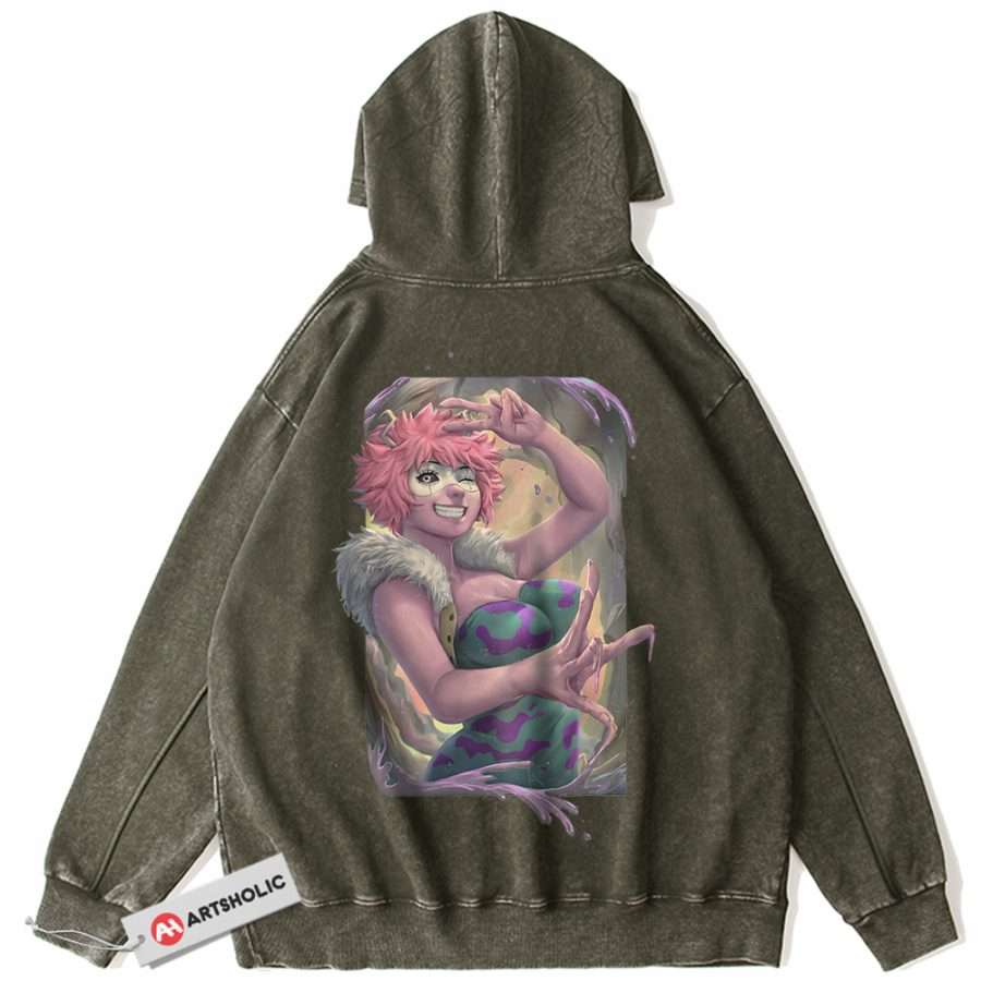 Mina Ashido Hoodie My Hero Academia Hoodie MHA Hoodie Anime Hoodie Vintage Hoodie Artsholic Fan Art Merch