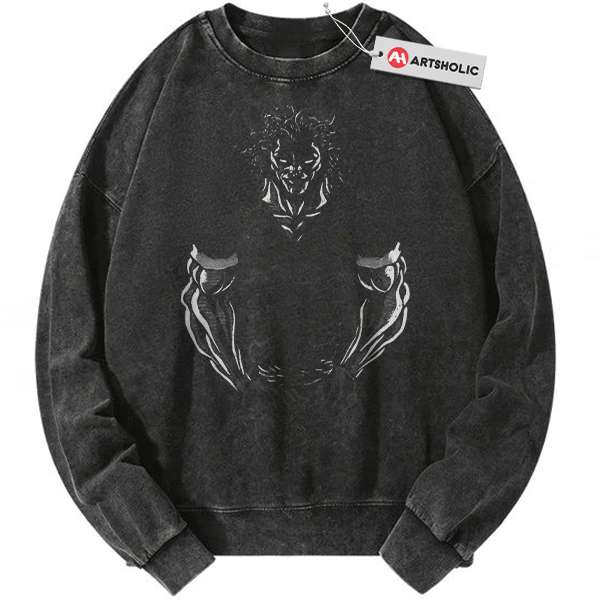 Yujiro Hanma Sweatshirt, Baki Sweatshirt Sweatshirt, Anime Sweatshirt, Vintage Sweatshirt