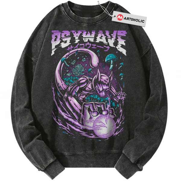 Mewtwo Sweatshirt, Pokemon Sweatshirt, PKM Sweatshirt, Anime Sweatshirt, Vintage Sweatshirt