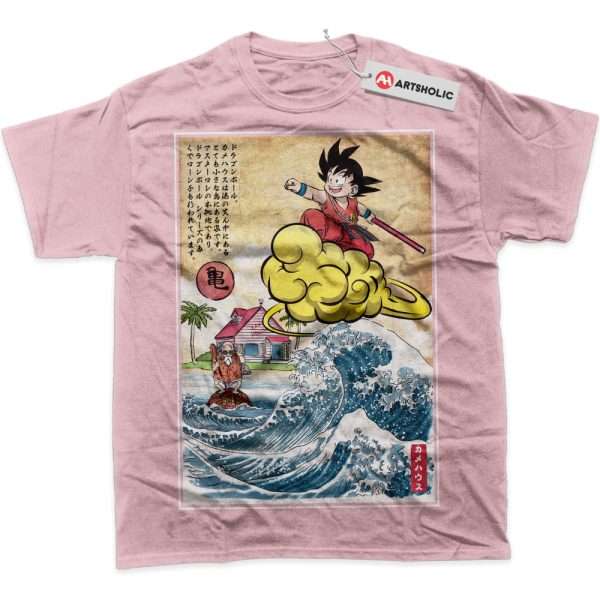 Dragon Ball Shirt, DBZ Shirt, Anime Shirt, Graphic Tee - Pink, XL