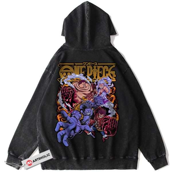 Monkey D Luffy Hoodie, One Piece Hoodie, Anime Hoodie, Vintage Hoodie
