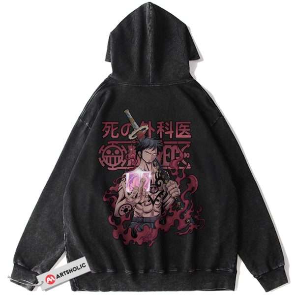 Trafalgar D Water Law Hoodie, One Piece Hoodie, Anime Hoodie, Vintage Hoodie