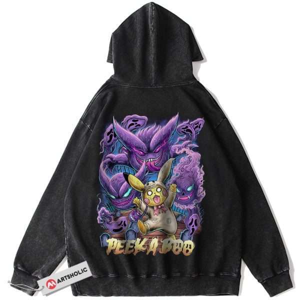 Pikachu Hoodie, Gengar Hoodie, Pokemon Hoodie, Anime Hoodie, Vintage Hoodie