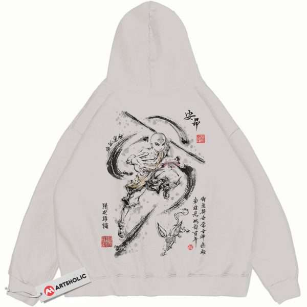 Aang Hoodie, Avatar the Last Airbender Hoodie, Animated Hoodie, Vintage Hoodie