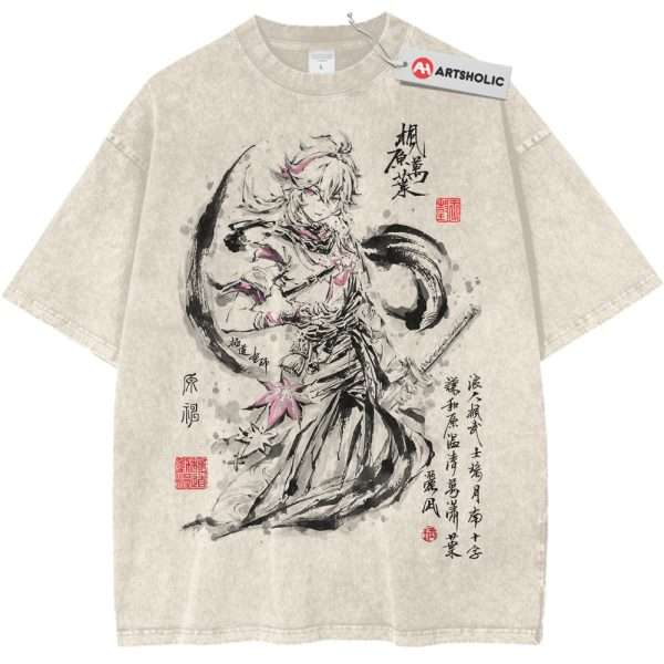 Kaedehara Kazuha Shirt, Genshin Impact Shirt, Game Shirt, Vintage Tee