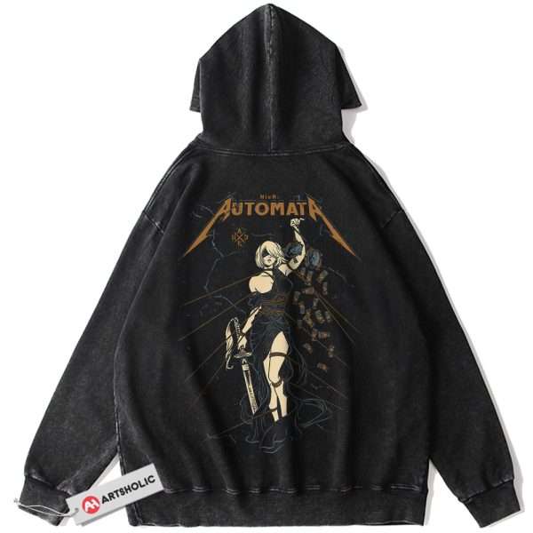 2B Hoodie, NieR:Automata Hoodie, Game Hoodie, Vintage Hoodie