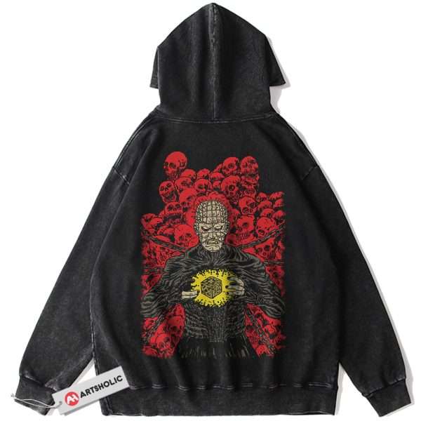 Pinhead Hoodie, Hellraiser Hoodie, Halloween Hoodie, Horror Hoodie, Vintage Hoodie