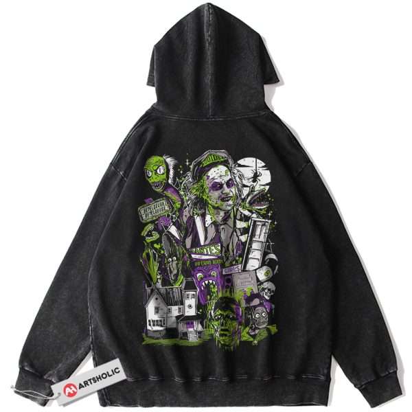 Beetlejuice Hoodie, Halloween Hoodie, Horror Movie Hoodie, Vintage Hoodie