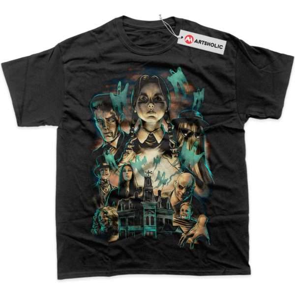 The Addams Family Shirt, Horror Shirt, Halloween Shirt, Graphic T-Shirt