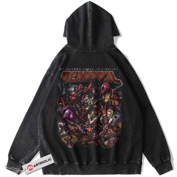Deadpool Hoodie, Marvel Comics Hoodie, Vintage Hoodie
