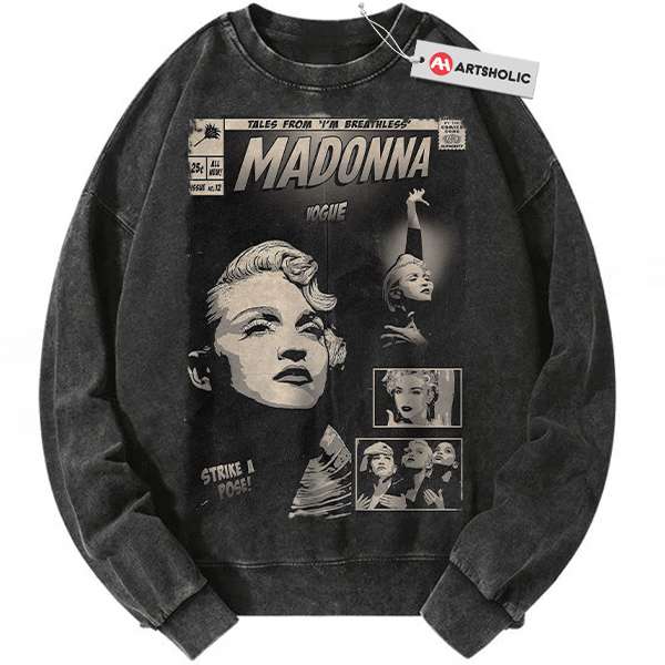 Madonna sweatshirt, Singer sweatshirt, Vintage Sweater