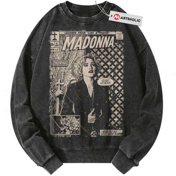 Madonna Sweatshirt, Singer Sweatshirt, Vintage Sweatshirt