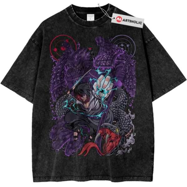 Sasuke Uchiha Shirt, Naruto Shirt, Anime Shirt, Vintage T-Shirt