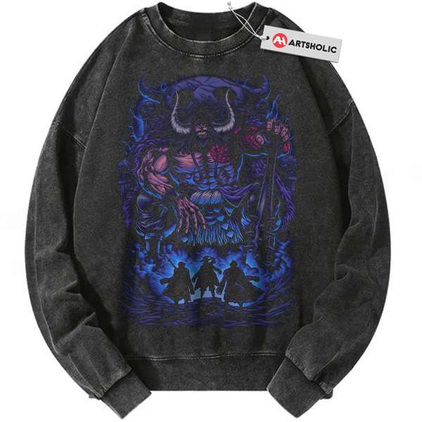 Kaido vs Worst Generation Sweatshirt, One Piece Sweatshirt, Anime Sweatshirt, Vintage Sweater