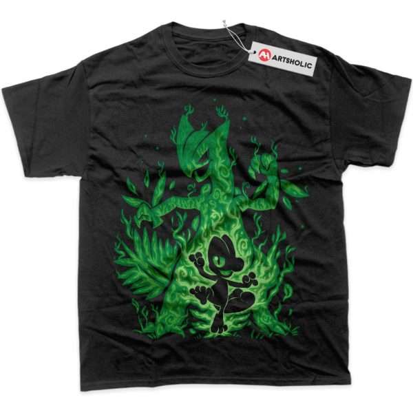 Treecko Shirt, Sceptile Shirt, Pokemon Shirt, PKM Shirt, Anime Shirt, Graphic T-Shirt