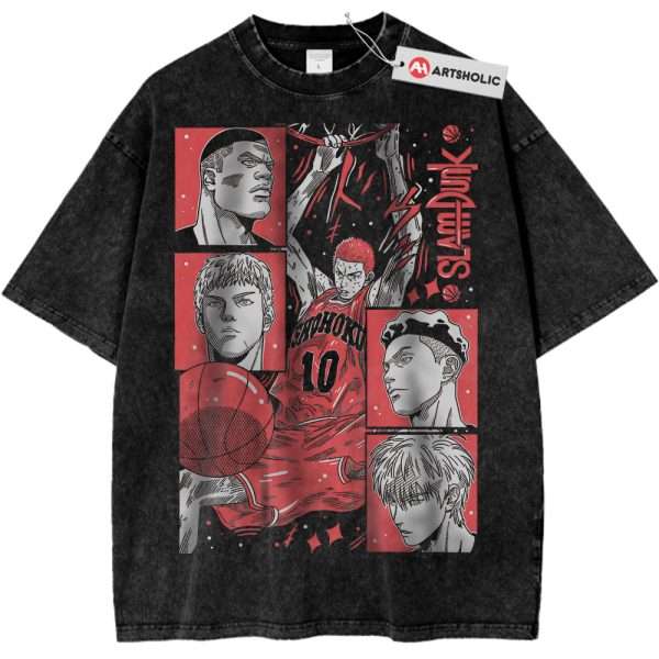 Slam Dunk Shirt, Anime Shirt, Vintage Tee