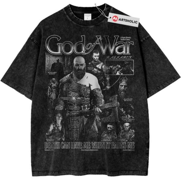 Kratos Shirt, God of War Shirt, Game Shirt, Vintage Tee