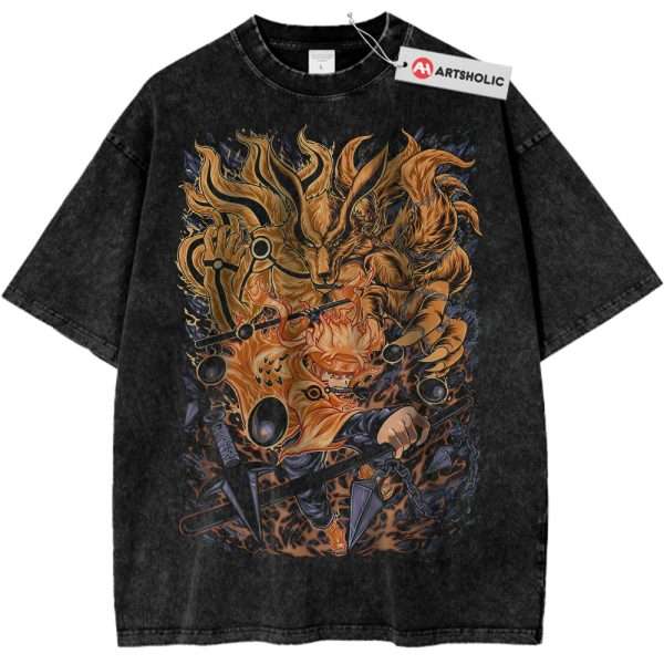 Naruto Shirt, Kurama Shirt, Anime Shirt, Vintage T-Shirt