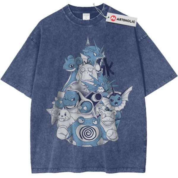 Water Class Pokemon Shirt, PKM Shirt, Anime Shirt, Vintage T-Shirt