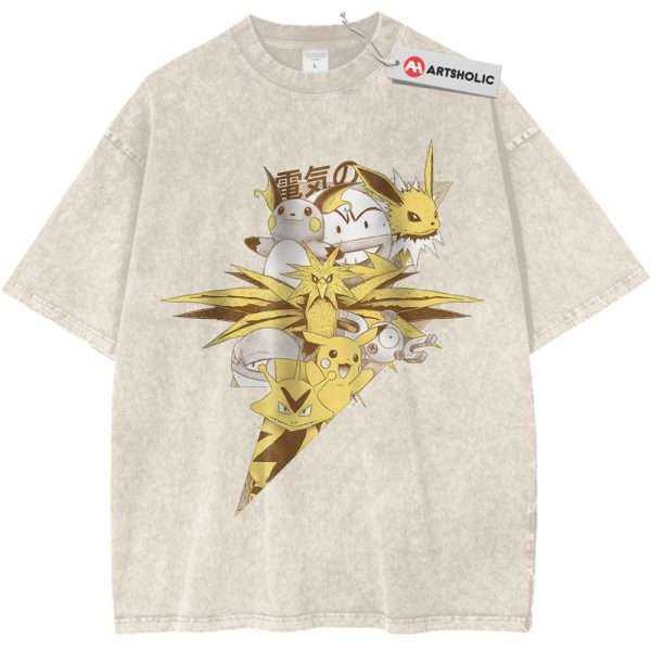 Electric Class Pokemon Shirt, PKM Shirt, Anime Shirt, Vintage T-Shirt