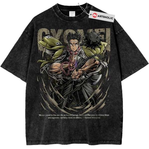 Gyomei Himejima Shirt, Demon Slayer Shirt, Anime Shirt, Vintage T-Shirt