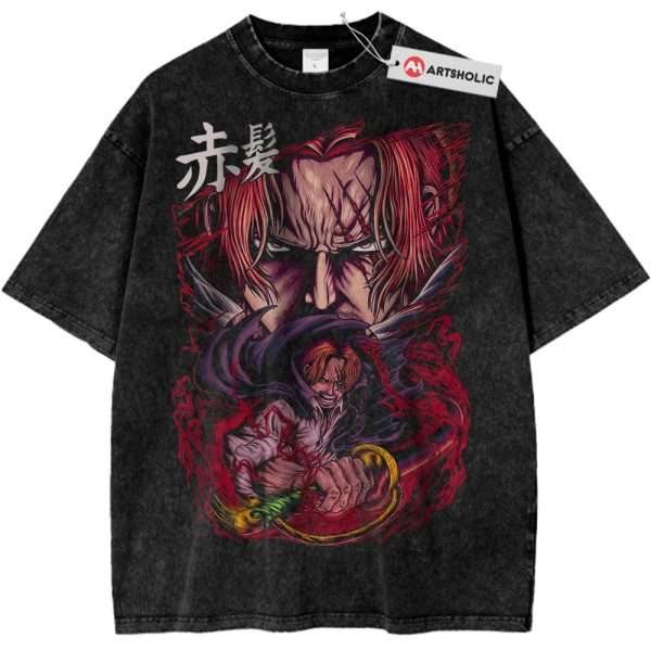 Shanks Shirt, One Piece Shirt, Anime Shirt, Vintage Tee
