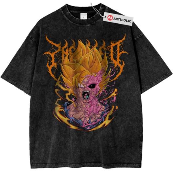 Son Goku vs Majin Buu Shirt, Dragon Ball Shirt, Anime Shirt, Vintage Tee