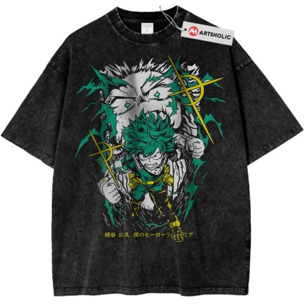 Izuku Midoriya Shirt, Deku Shirt, MHA Shirt, Anime Shirt, Vintage T-Shirt