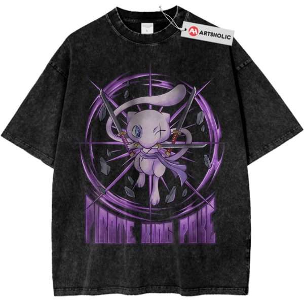 Mew x Zoro Shirt, Pokemon Shirt, Anime Shirt, Vintage T-Shirt
