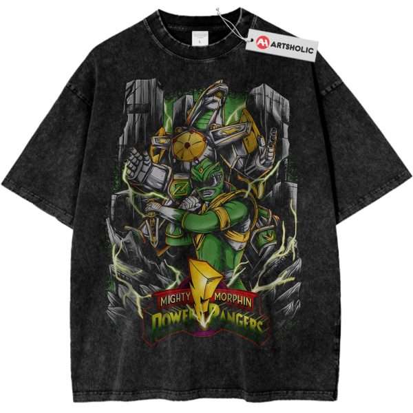 Mighty Morphin Power Rangers Shirt, Animated Shirt, Vintage T-Shirt