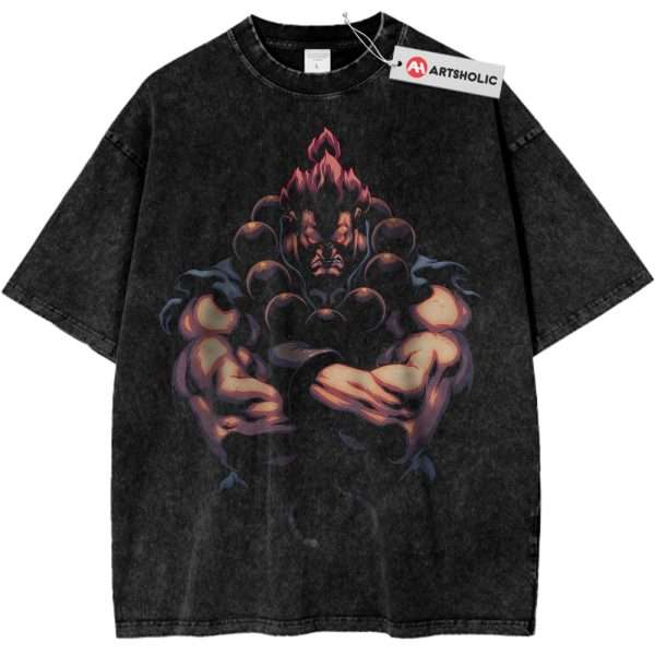 Akuma Shirt, Street Fighter Shirt, Game Shirt, Vintage T-Shirt