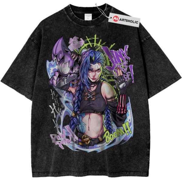 Jinx - Arcane Shirt, League of Legends Shirt, Game Shirt, Vintage T-Shirt