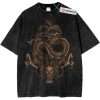 Asian Dragon Shirt, Mythology Shirt, Vintage Tee