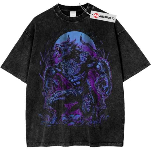 Werewolf Shirt, Mythology Shirt, Vintage Tee