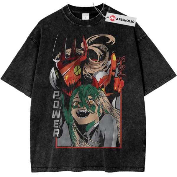 Power Shirt, Chainsaw Man Shirt, Anime Shirt, Vintage T-Shirt